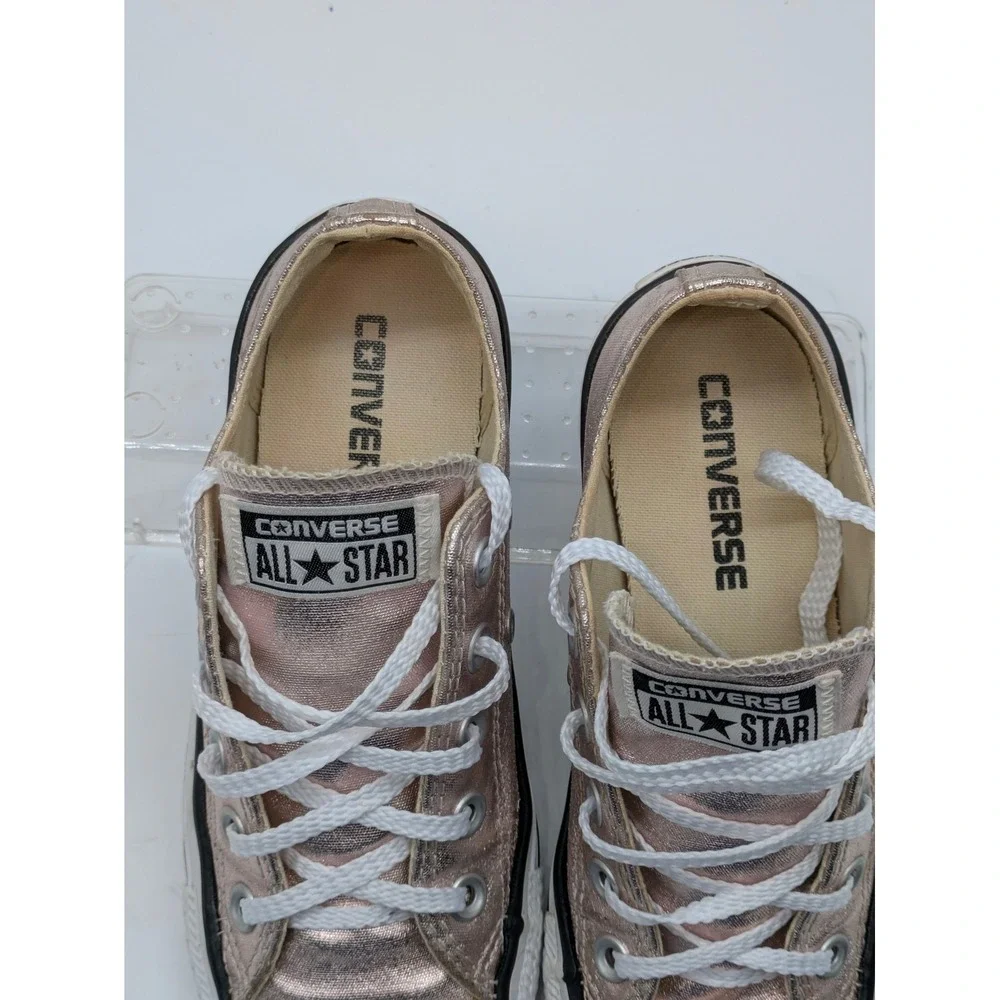 Converse Chuck Taylor All Star Metallic Pink Low Top Sneakers Women Size 5